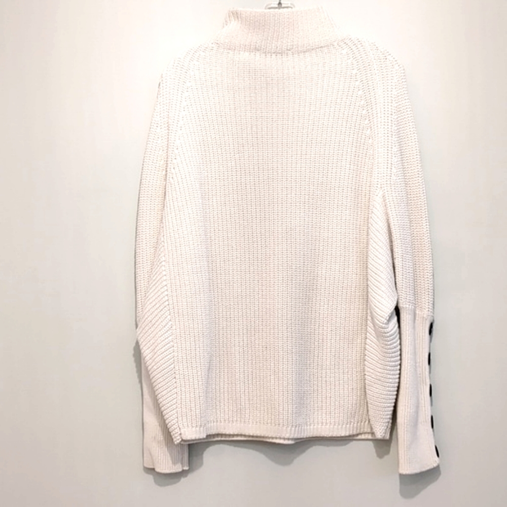 NWOT Mint Velvet Love Slogan Batwing Sweater white size medium - Picture 10 of 15